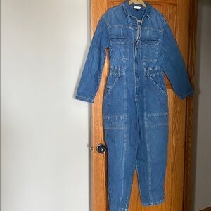 Universal Thread Blue Denim Jumpsuit